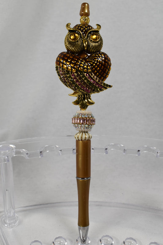 Golden Owl Pen