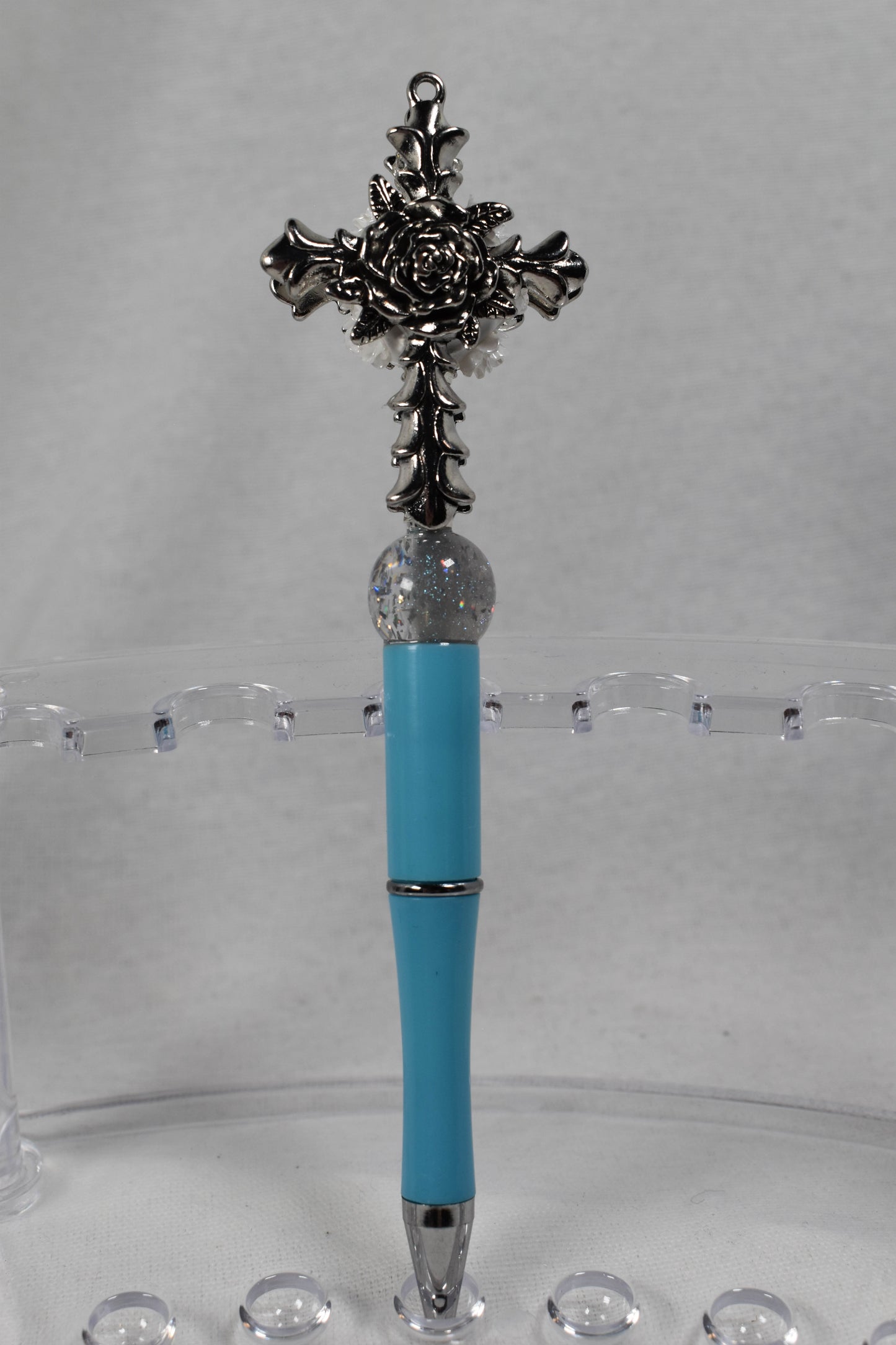 Blue and Silver Cross Pen